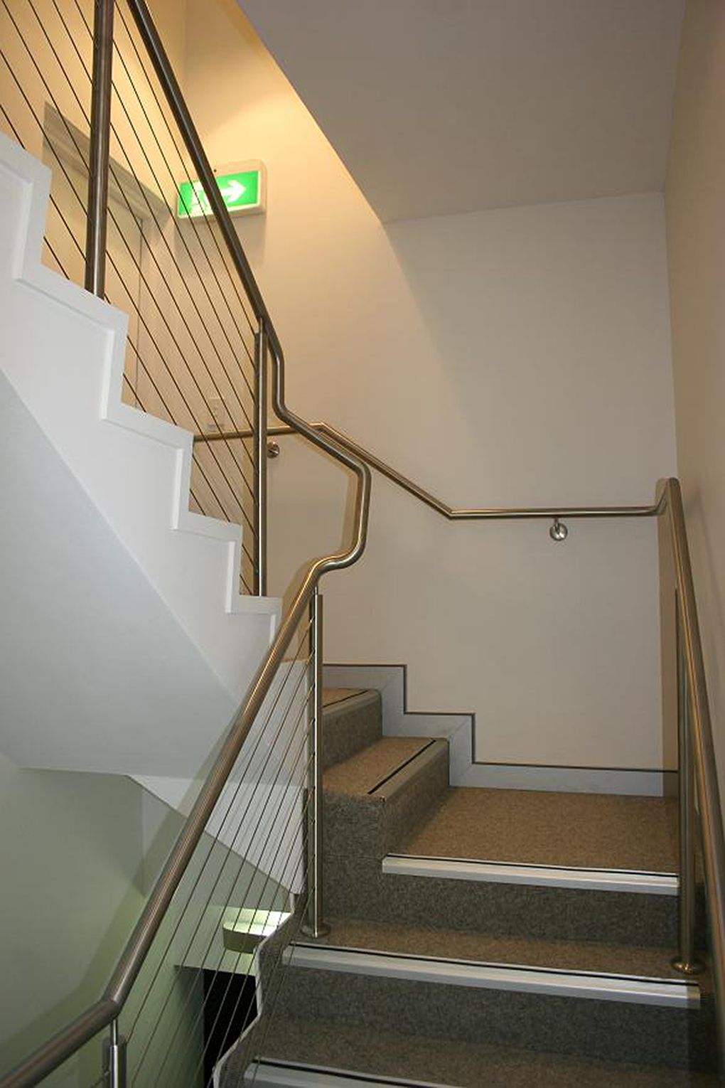 Staircase With Metal Railings, Ascending Steps — Burmah Constructions In Kangaroo Valley, NSW
