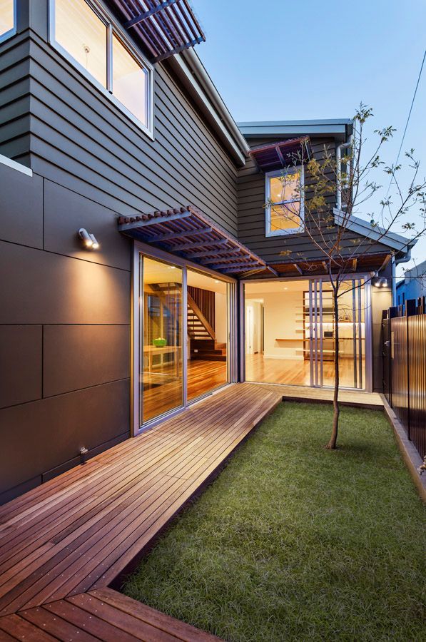 Rear Exterior of Modern Home With Wooden Deck — Burmah Constructions In Kangaroo Valley, NSW