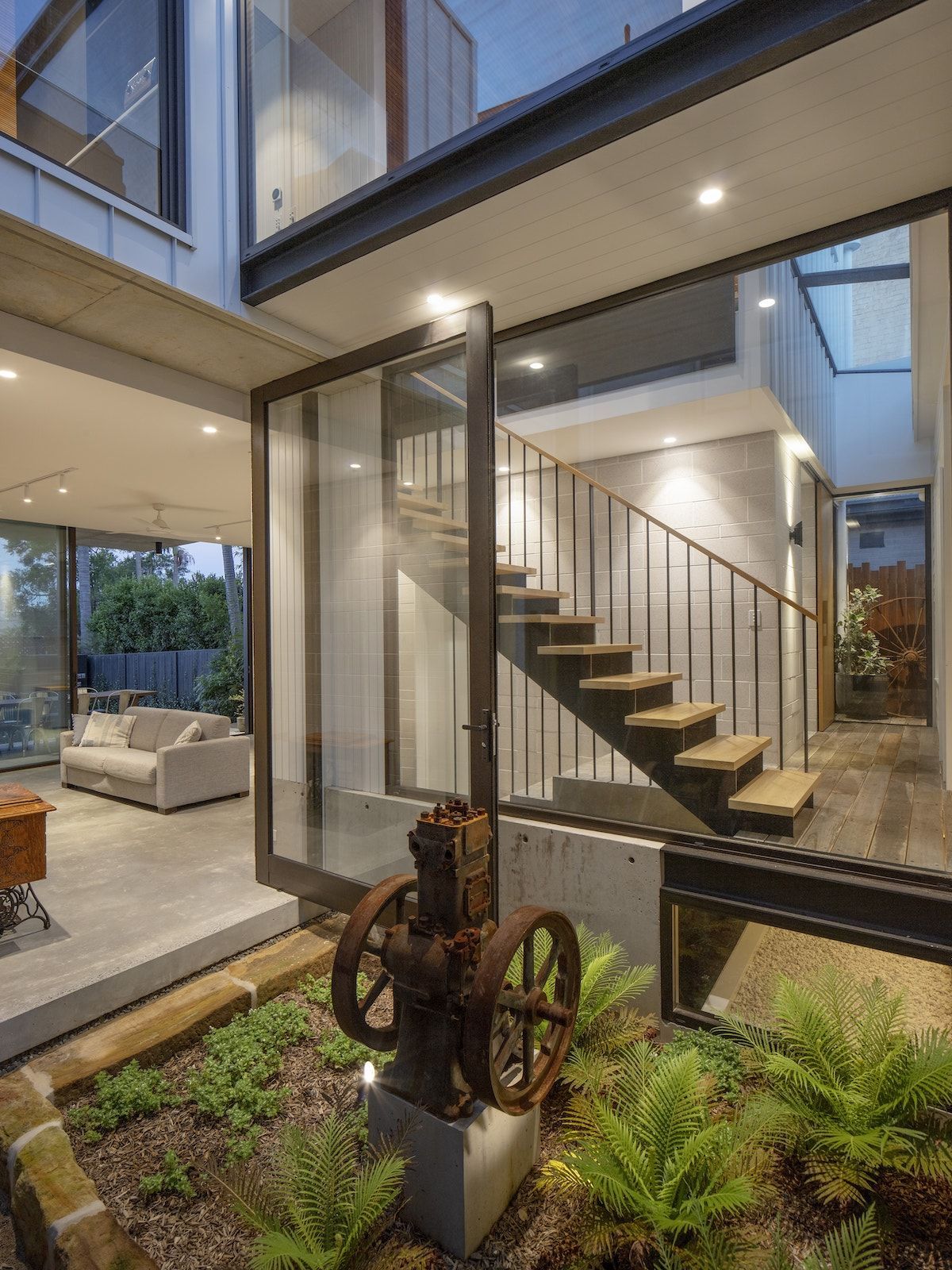 Modern Home With Glass Walls, Concrete — Burmah Constructions In Kangaroo Valley, NSW