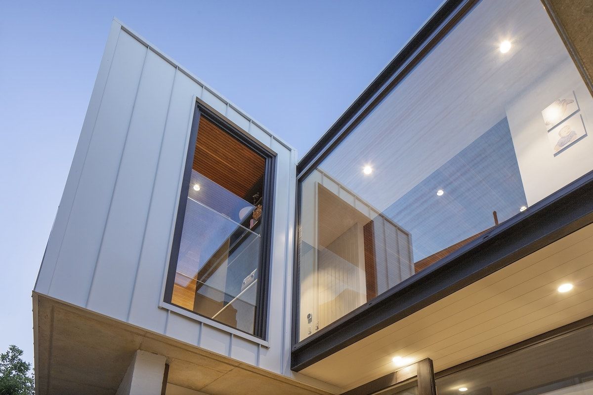 Modern House Exterior With Large Windows — Burmah Constructions In Kangaroo Valley, NSW