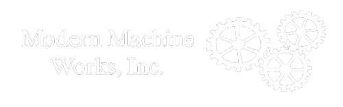 Logo: "Modern Machine Works, Inc." text with gear graphics.