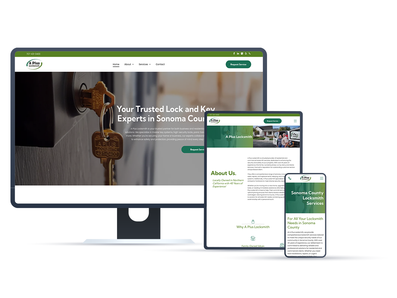 Contactor website design