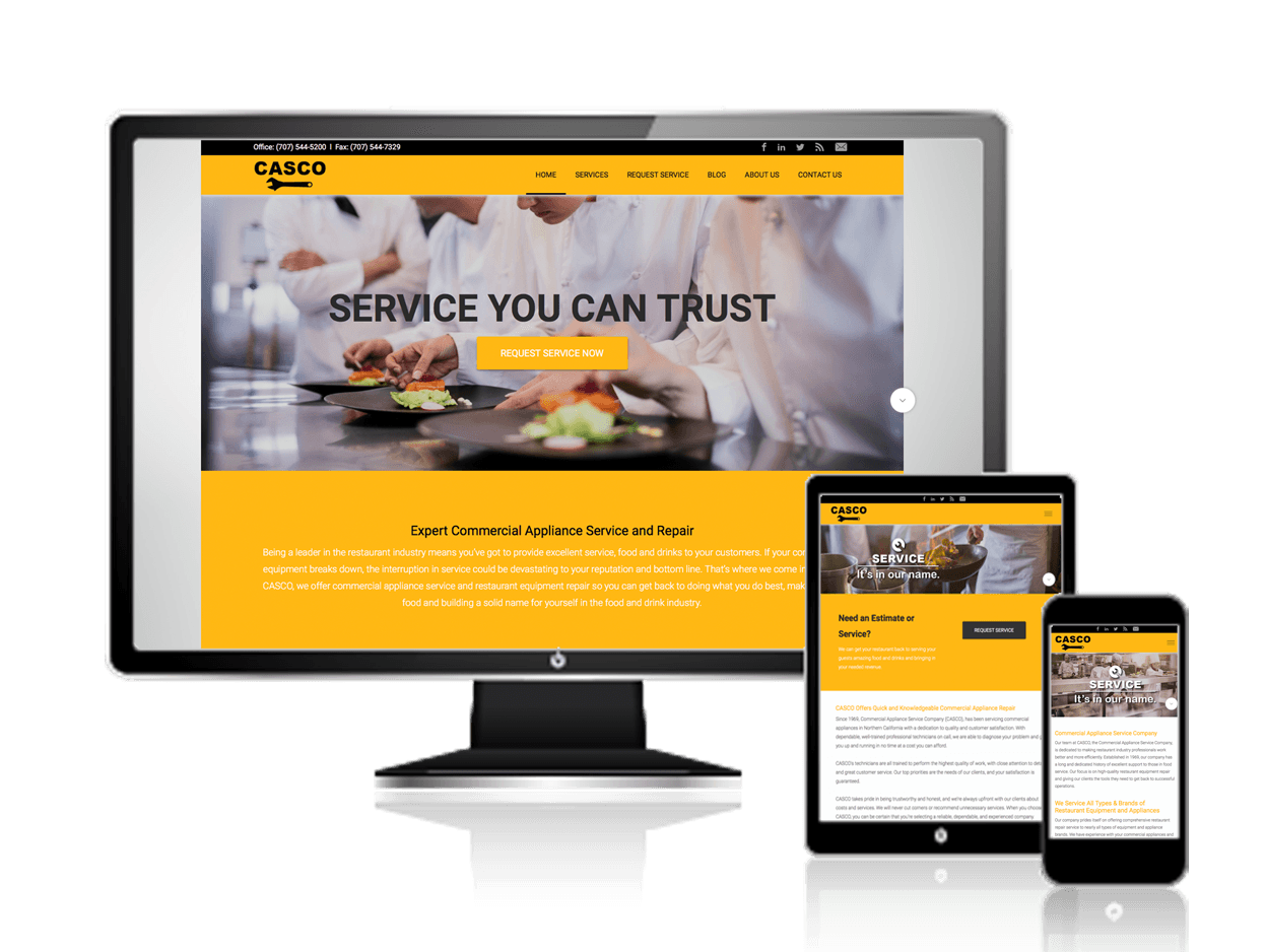Appliance Repair Website design