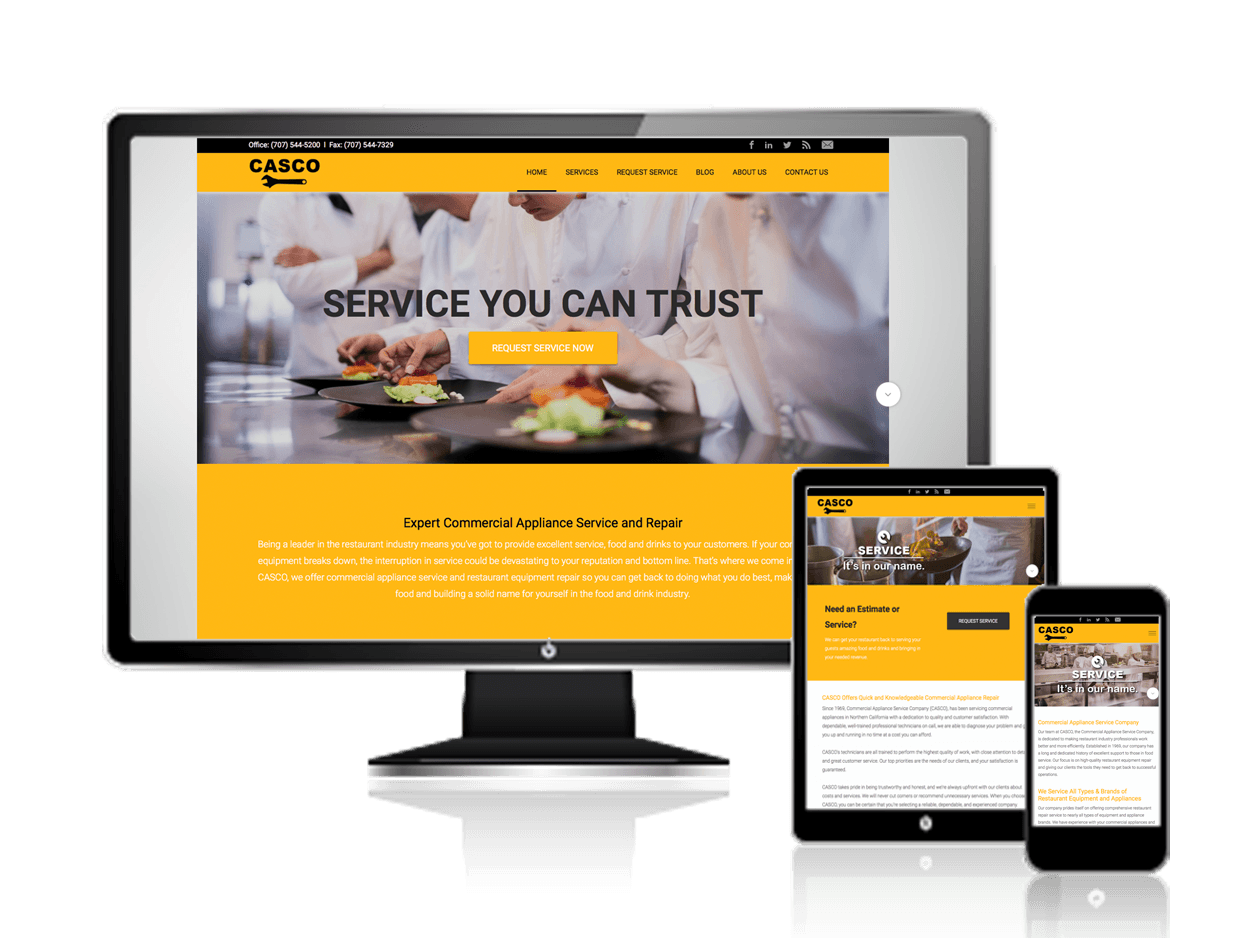 Appliance Repair Website Design and Marketing