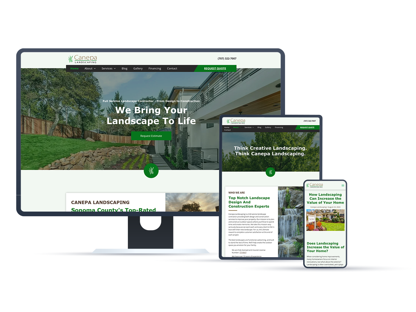 Landscaping Website Design and Marketing