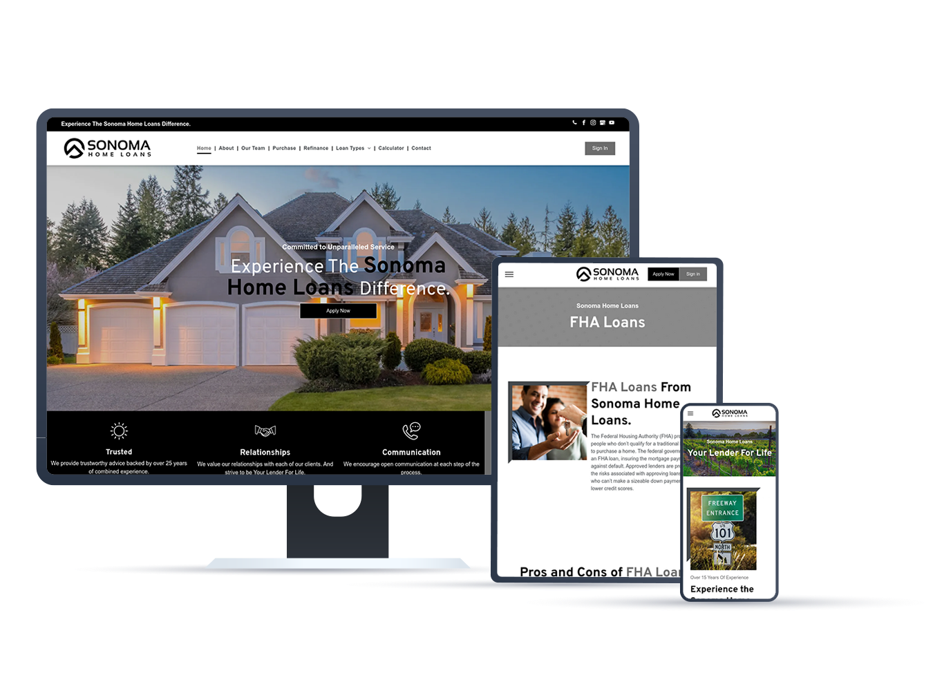 Real estate website design