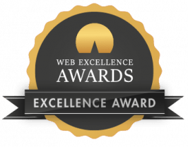 Winner of a Web Excellence Award for creative design