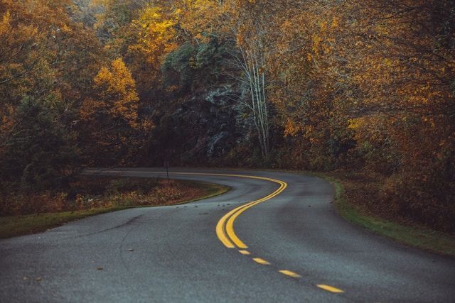 Winding road, Photo by Wes Hicks on Unsplash