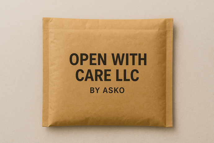 Greeting cards and envelopes in earth tones, adorned with a sticker, on a neutral background.