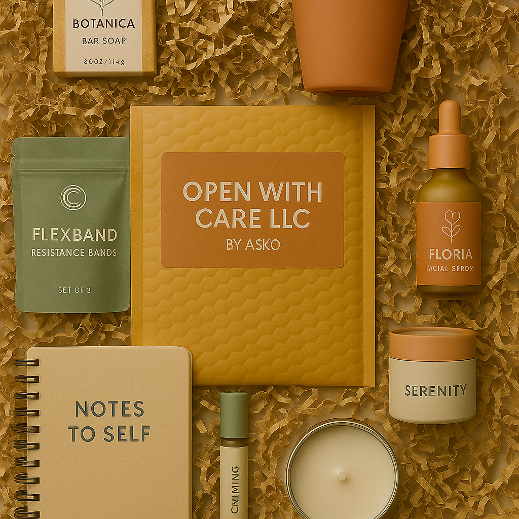 Brown paper envelope with 