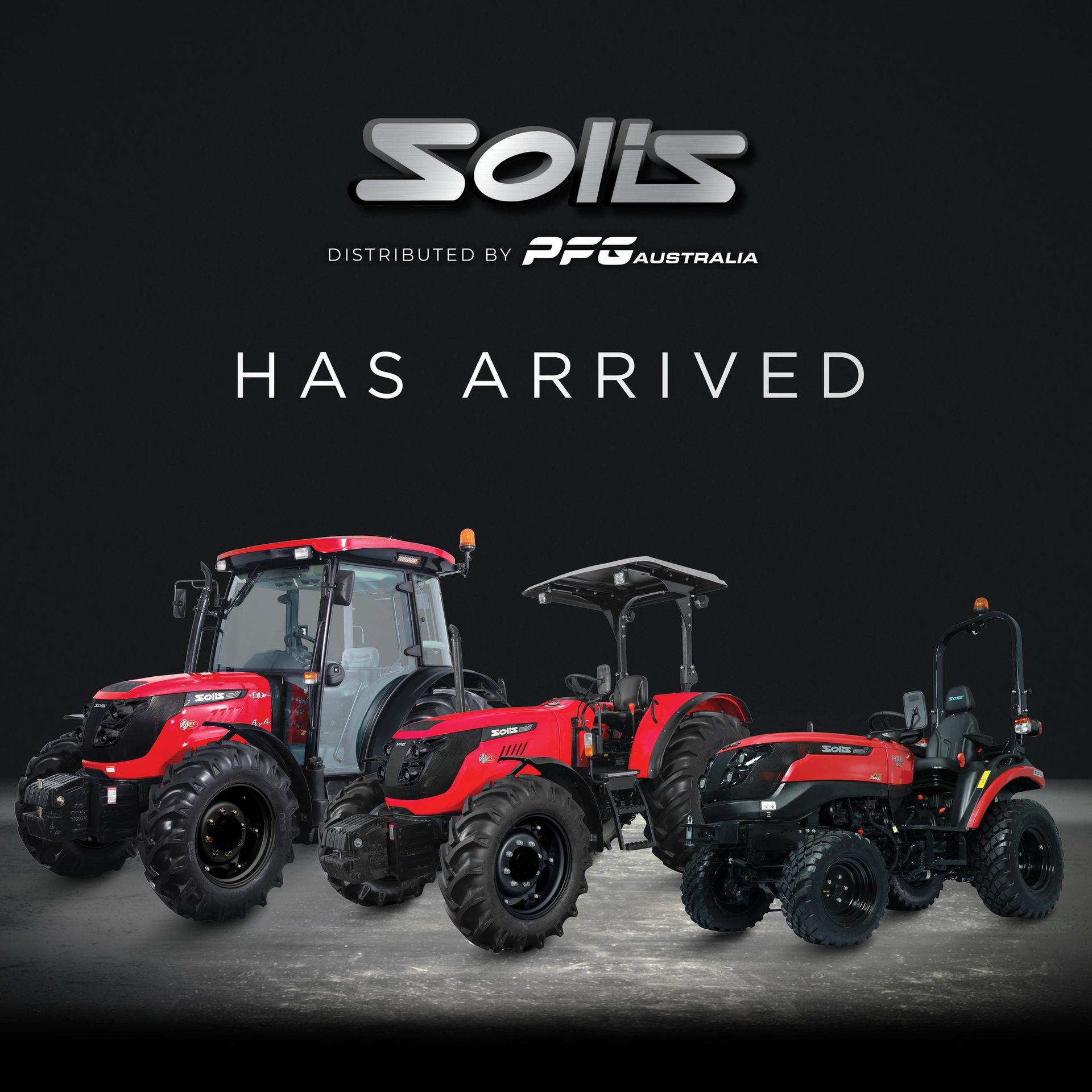New Red Solis Tractor on the Farm — Thompson's Farm Gear In Wauchope, NSW