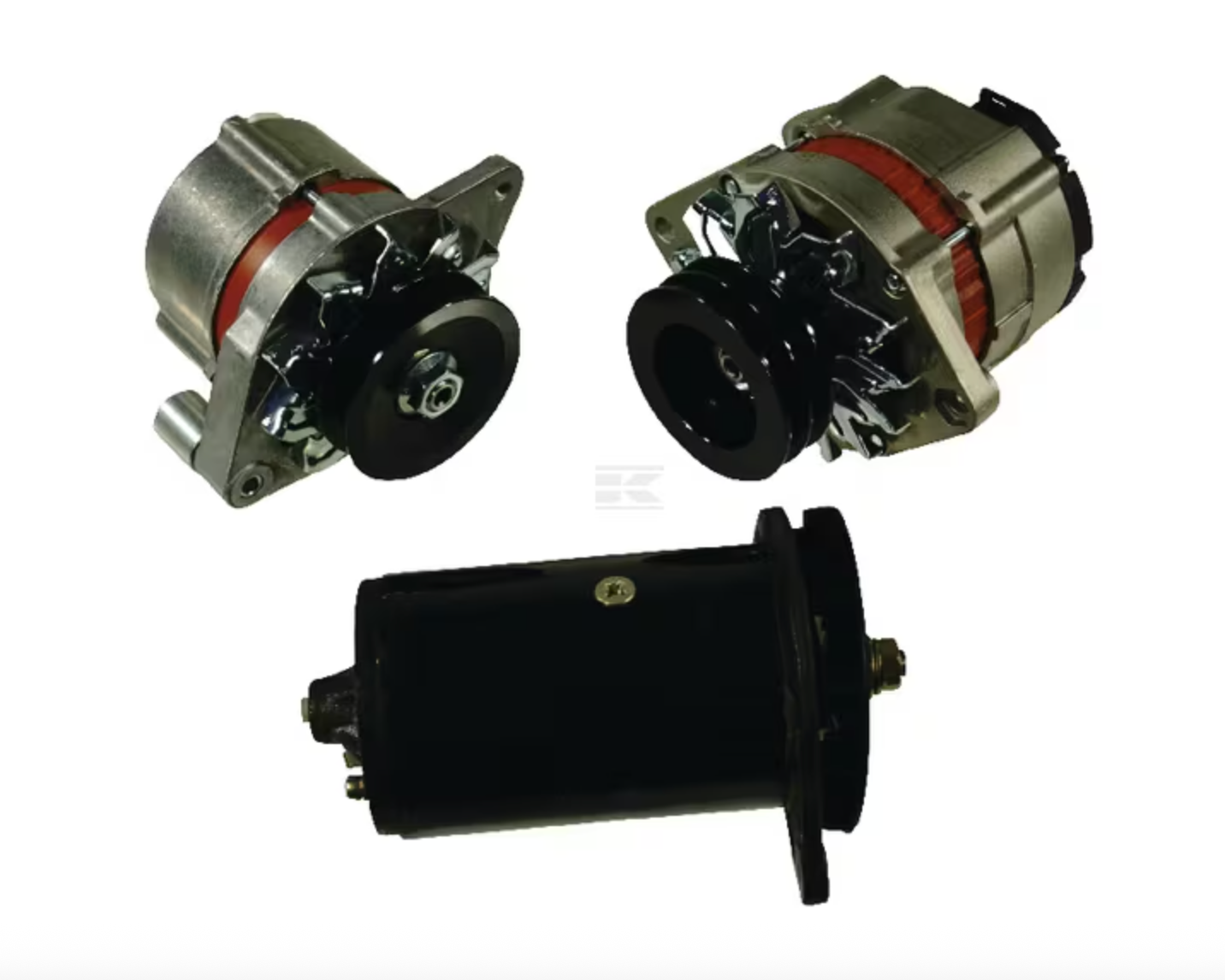 A Red and Black Tractor with The Hood Open — Thompson's Farm Gear In Taree, NSW