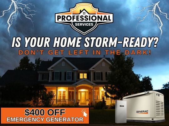 $400 Off Emergency Generator