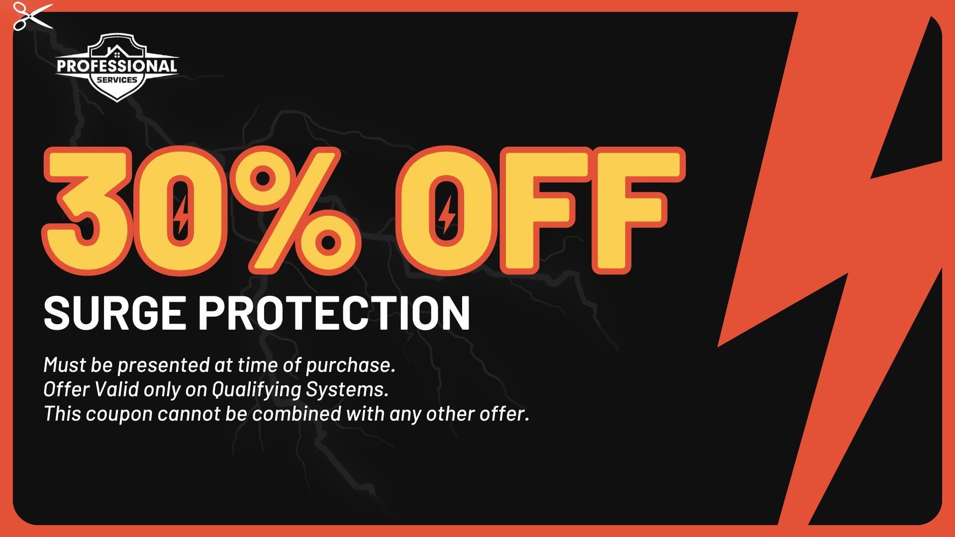 30% OFF Surge Protection