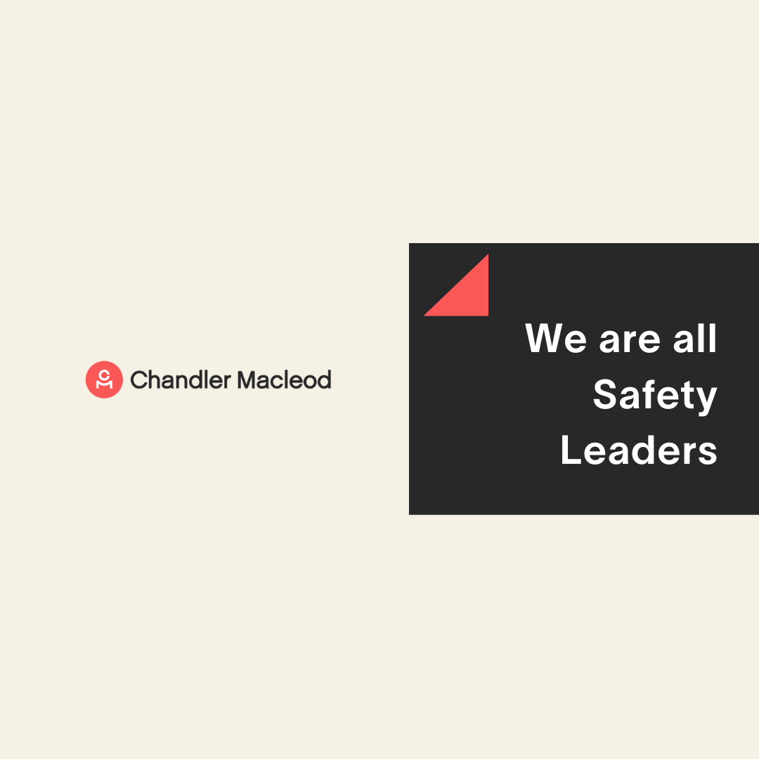 A sign that says we are all safety leaders
