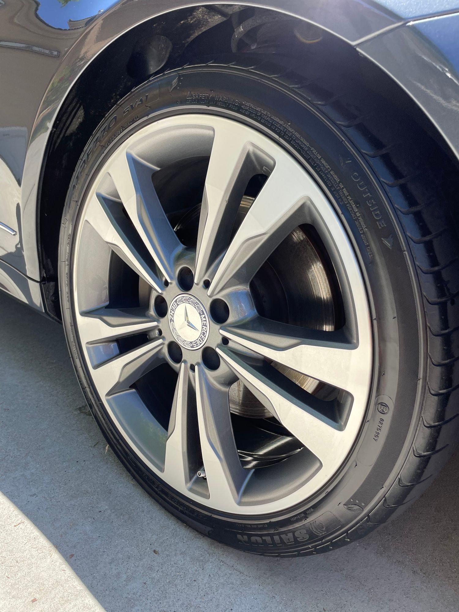 DHD Mobile Car Wash- A close up of a car wheel with a tire on it