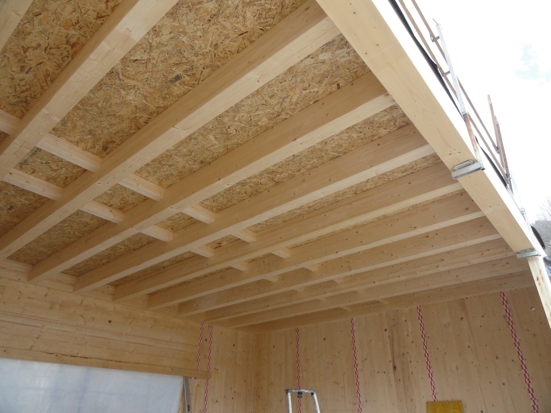 travi in legno per soffitto