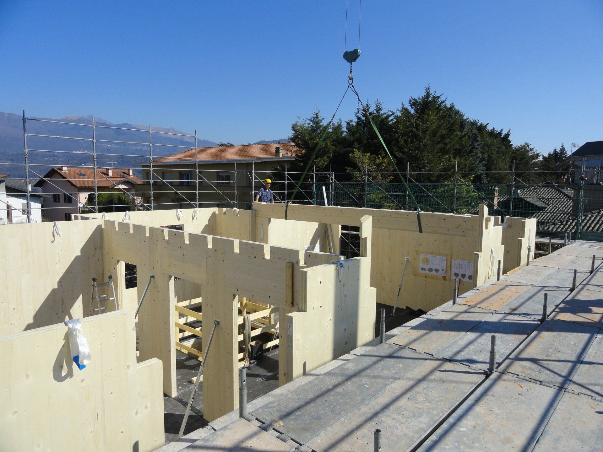 pannelli prefabbricati per casa in legno