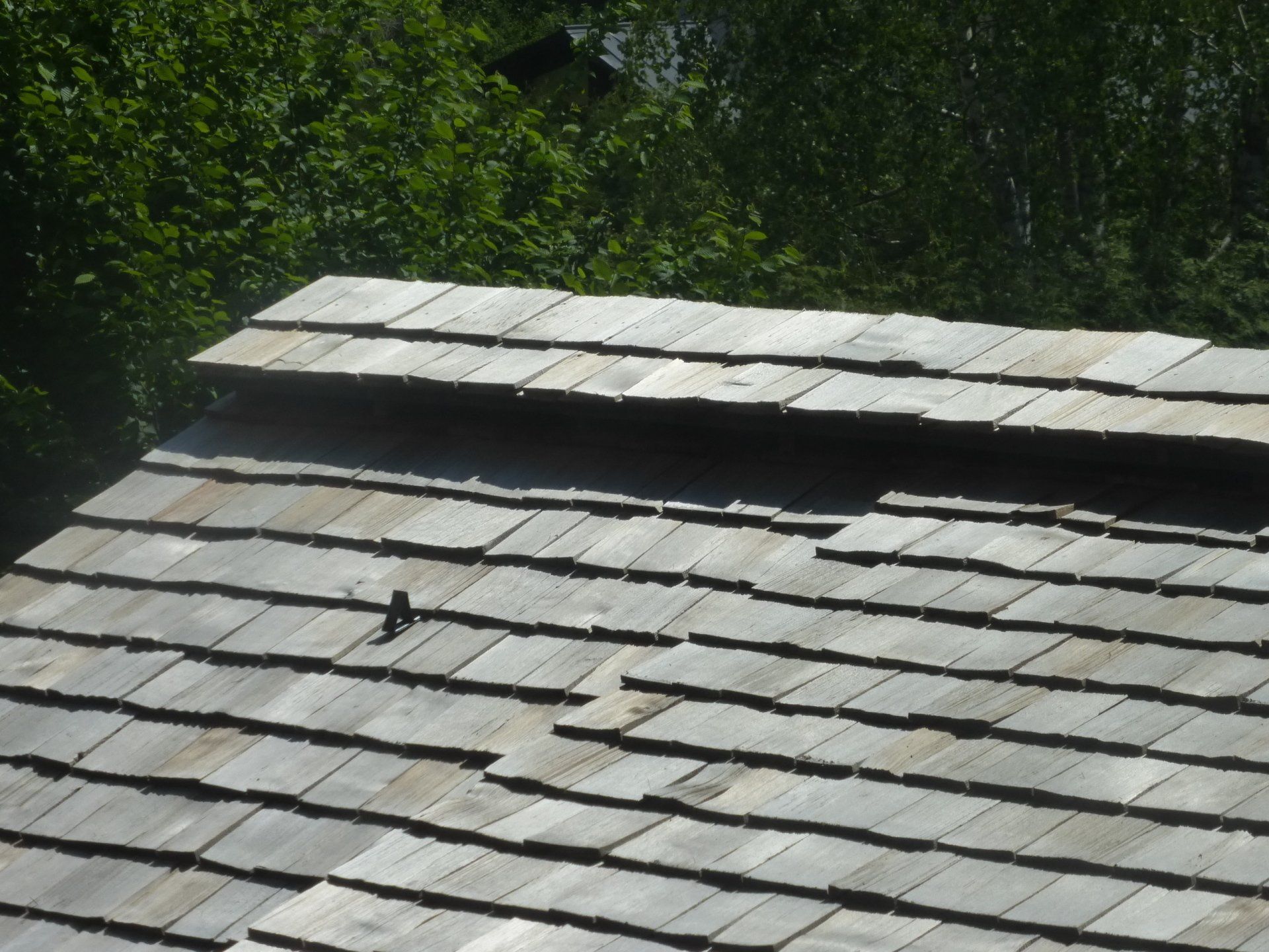 dettaglio tetto grigio