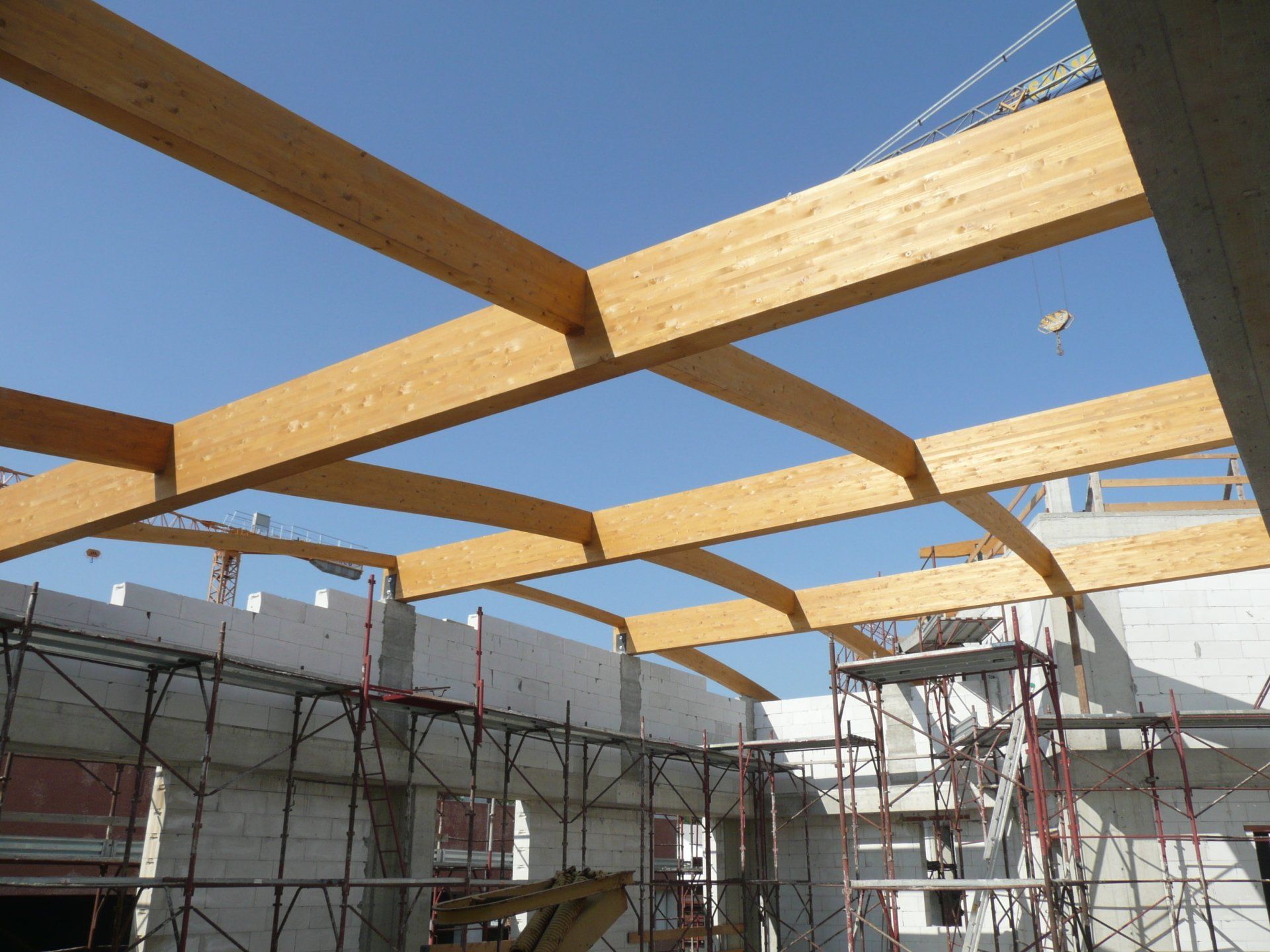 installazione tetto in legno