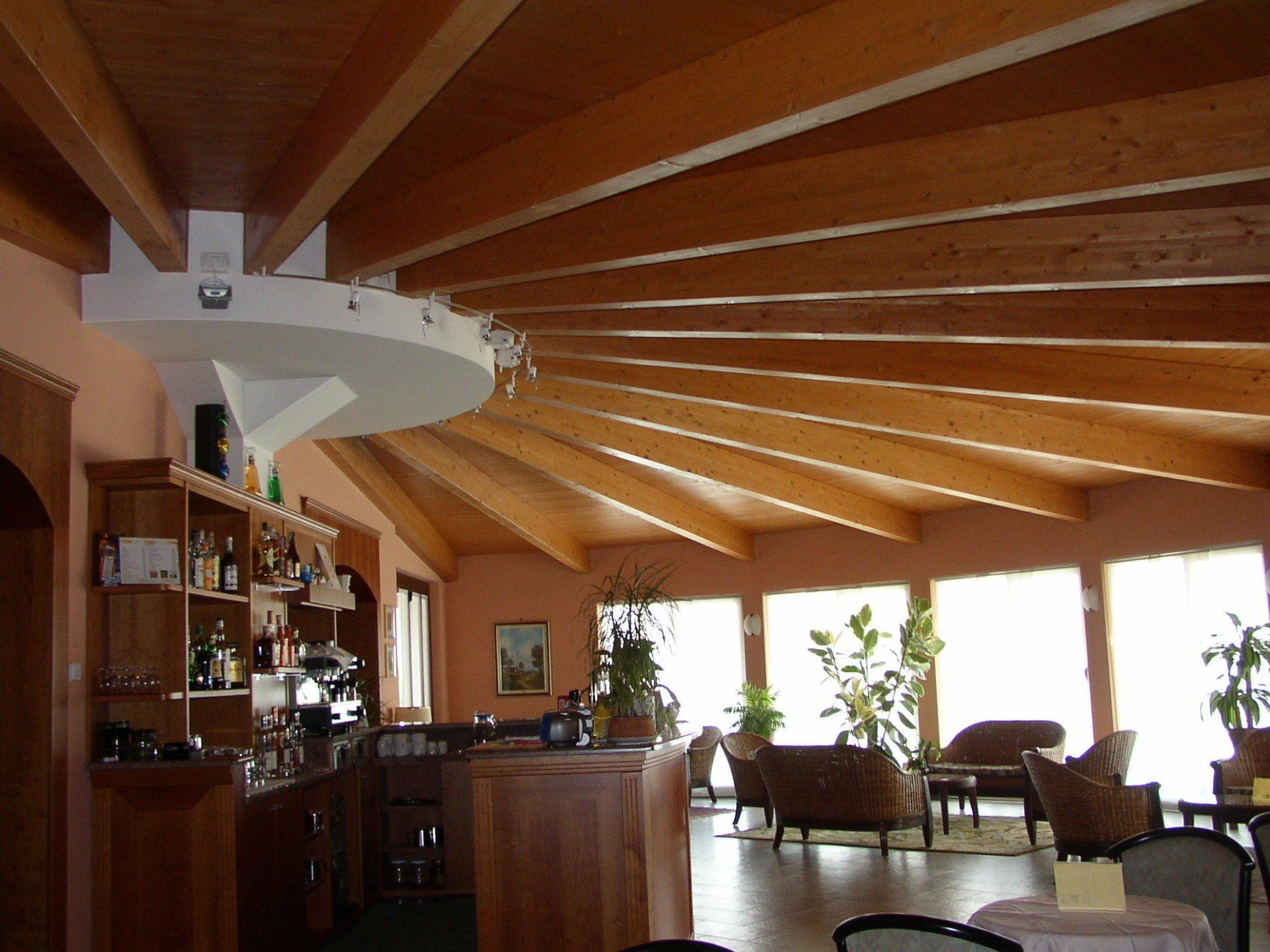 travi in legno interne