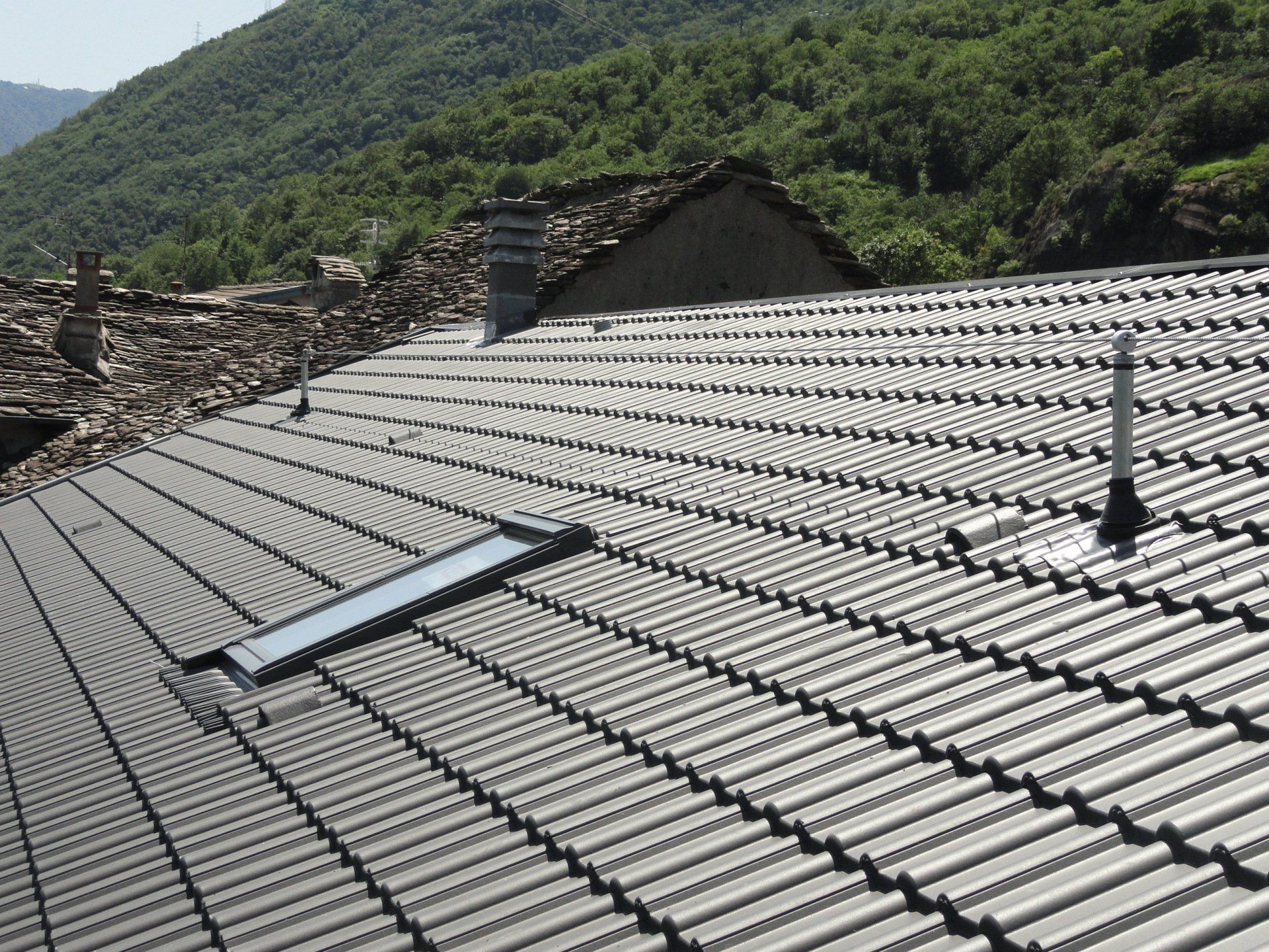 tetto con sistemi anticaduta