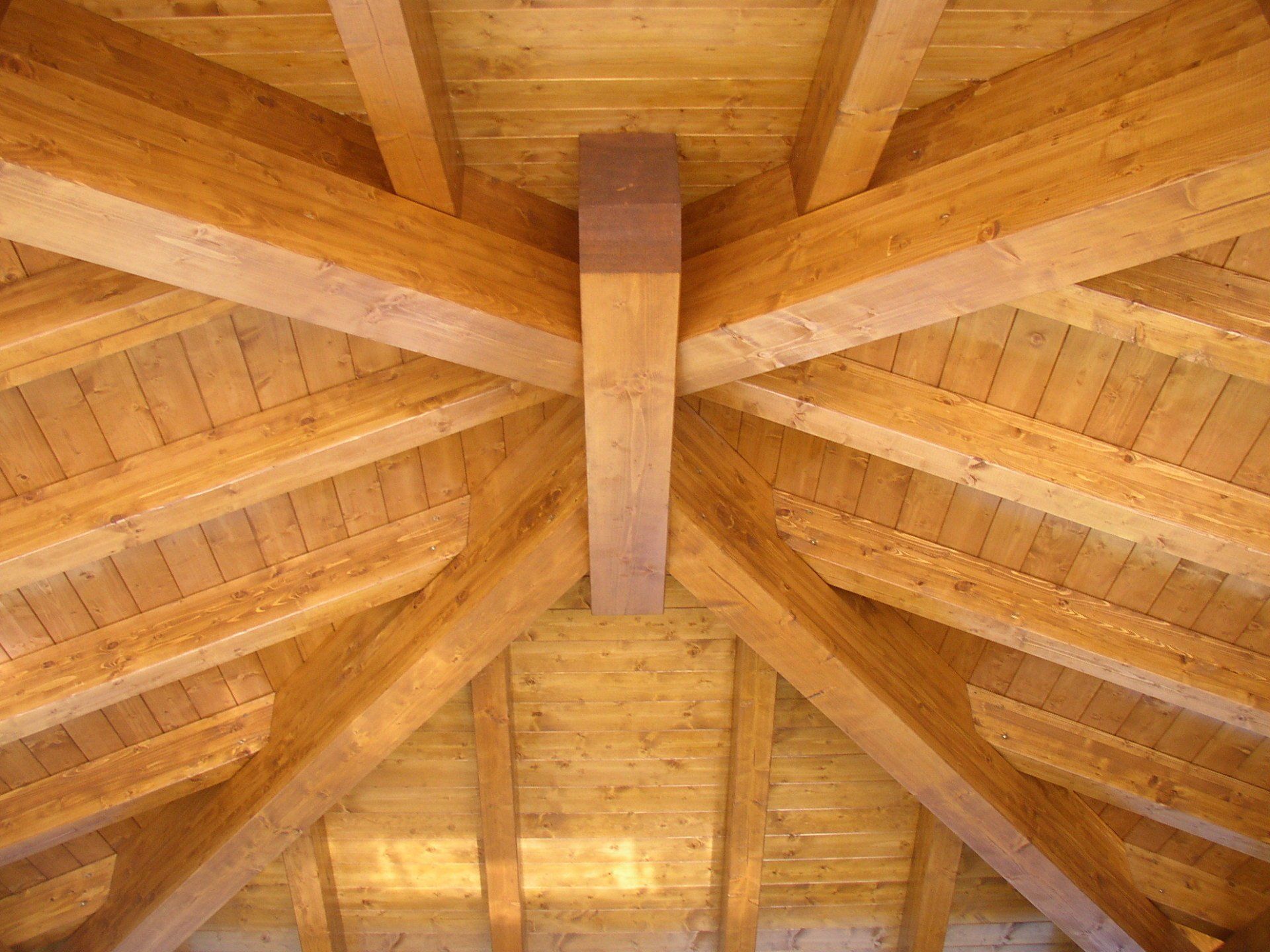 travi in legno a vista