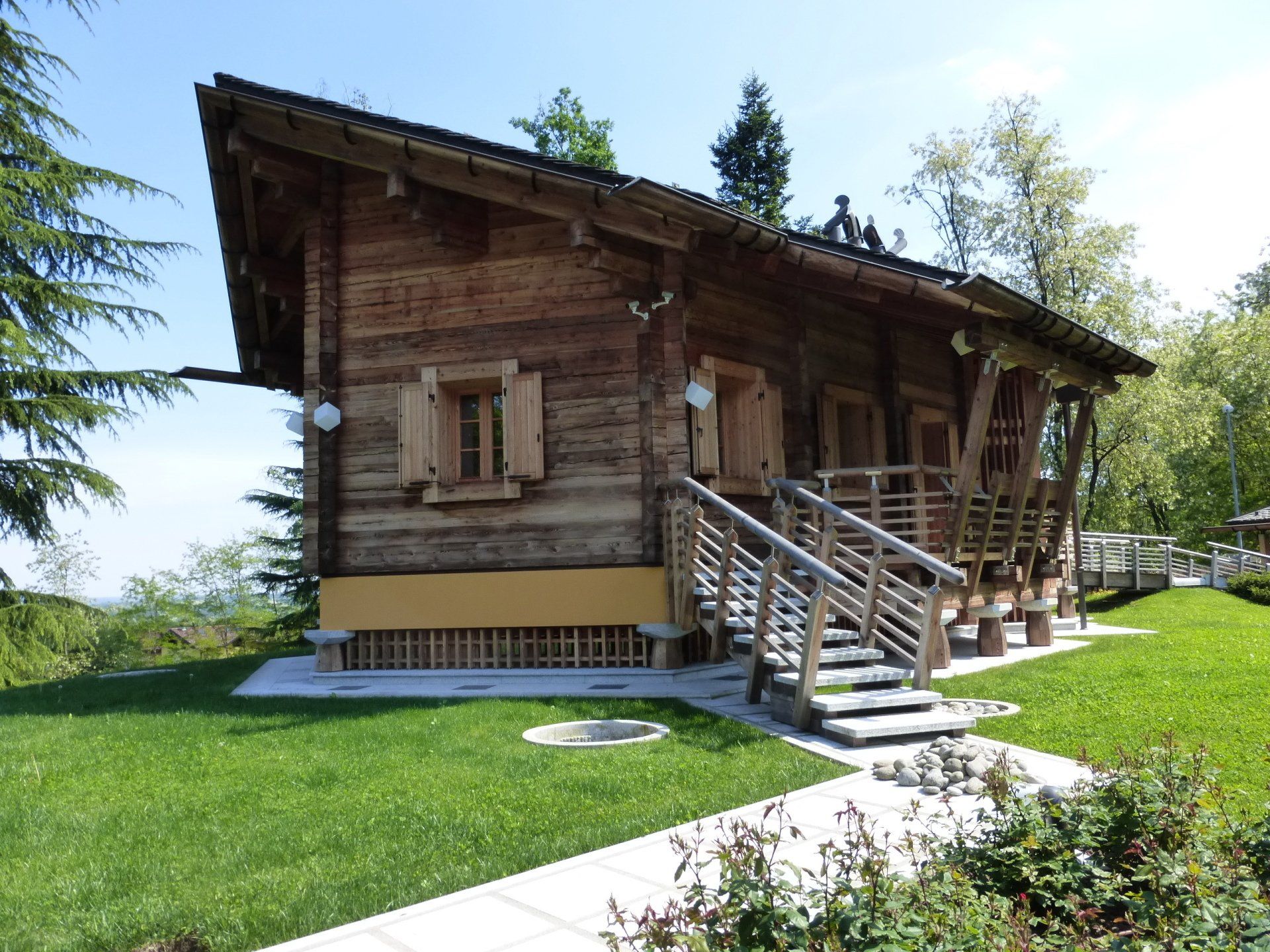 casa privata in legno