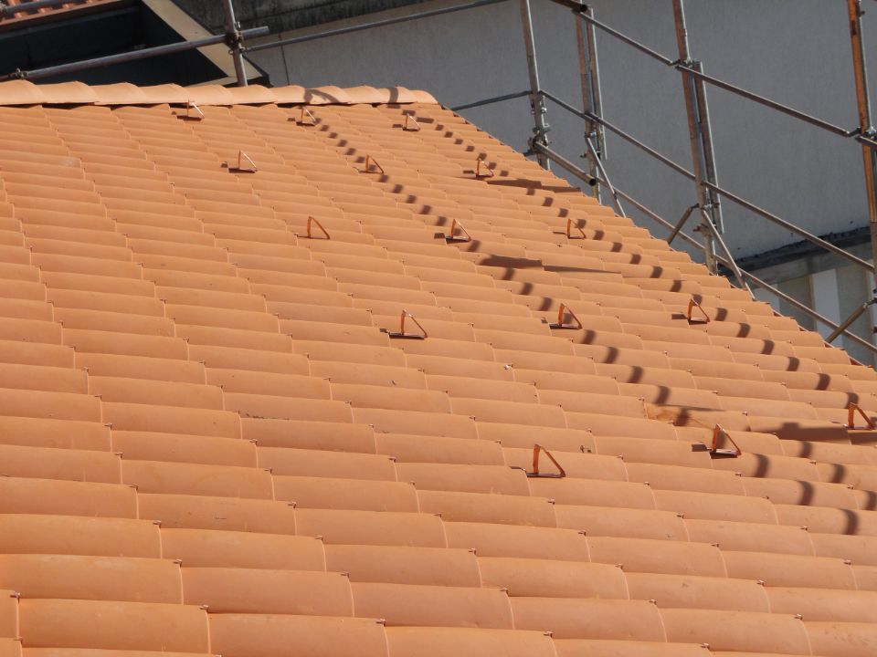 tetto con tegole