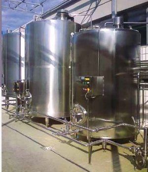 serbatoio refrigerato per latte