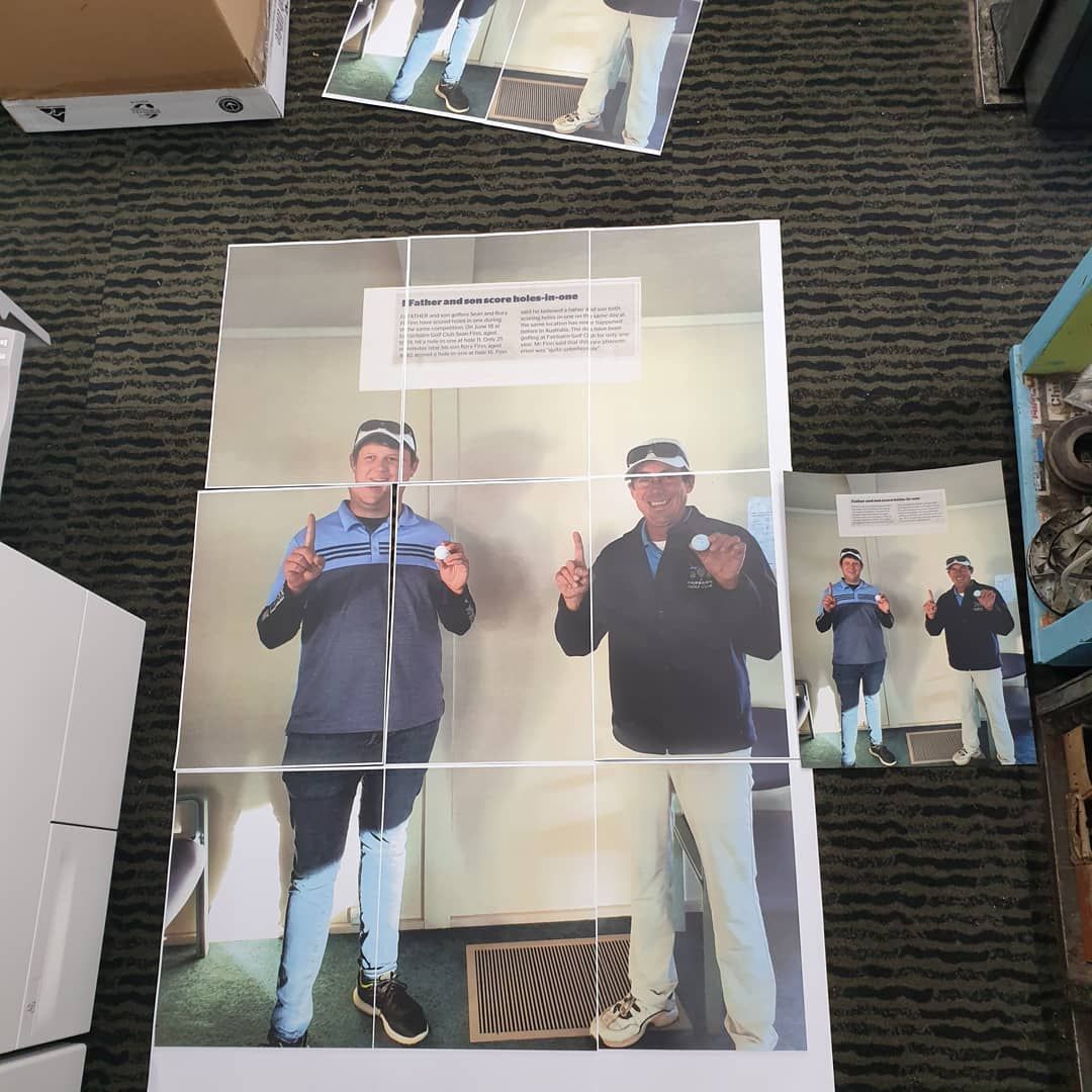 A Picture of Two Men Standing Next to Each Other — Brindabella Print In Pearce, ACT