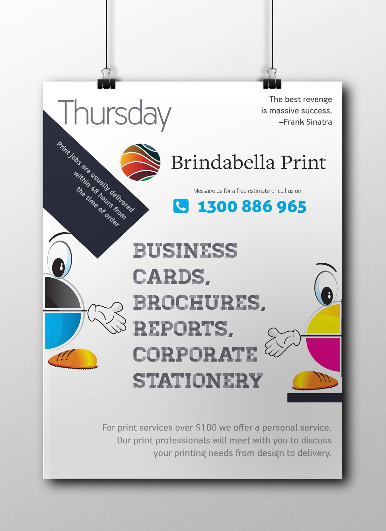 A Poster for Brindabella Print Advertising — Brindabella Print In Woden, ACT