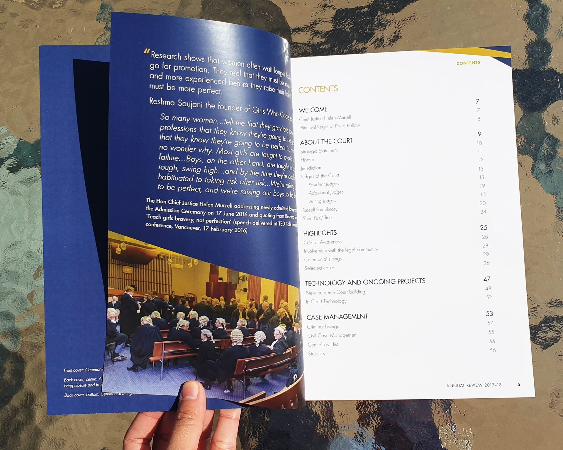 A Book is Open to a Page That Says Contents — Brindabella Print In Woden, ACT