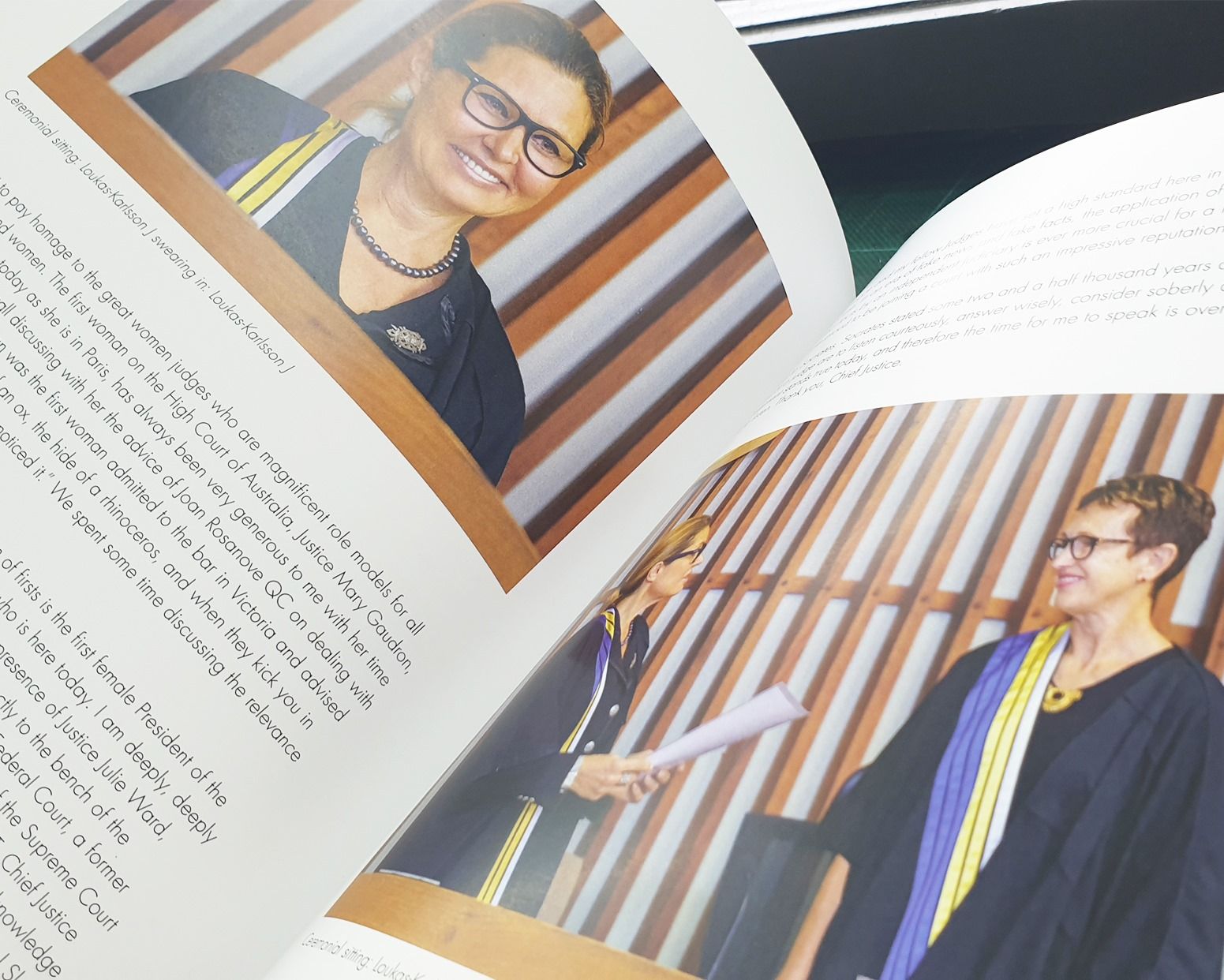 A Book is Open to a Page About Training Assessment — Brindabella Print In Pearce, ACT