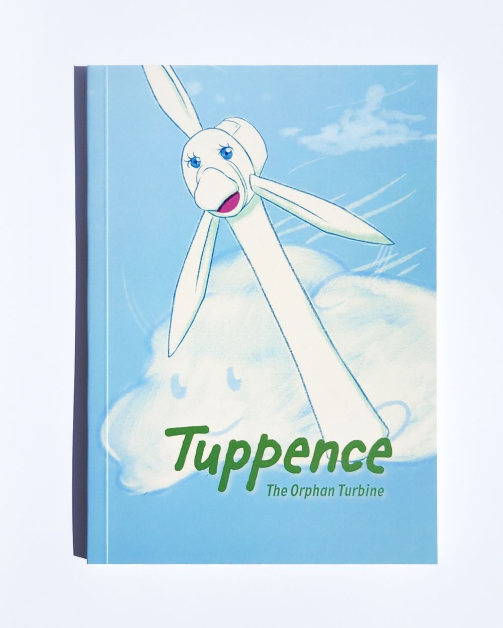 A Book Called Tuppence Shows a Wind Turbine on the Cover — Brindabella Print In Pearce, ACT