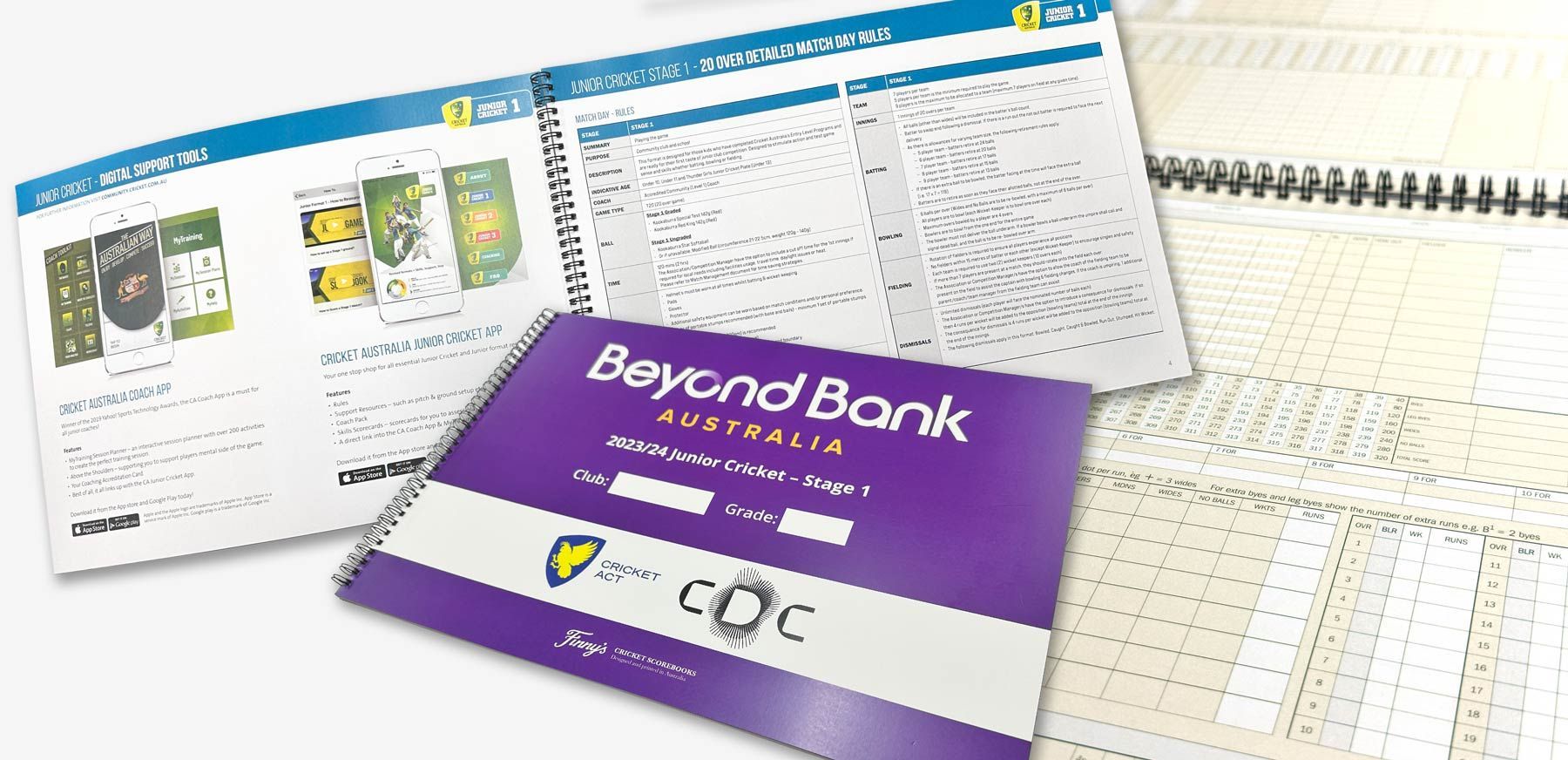 A Magazine and Brochure for Beyond Bank Australia is Sitting on a Table — Brindabella Print In Fyshwick, ACT