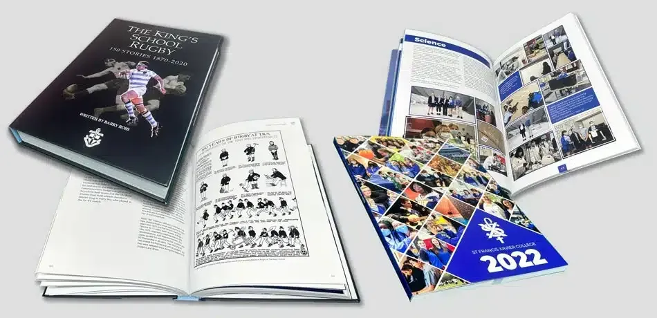 A Group of Books Sitting on Top of Each Other on a Table — Brindabella Print In Pearce, ACT