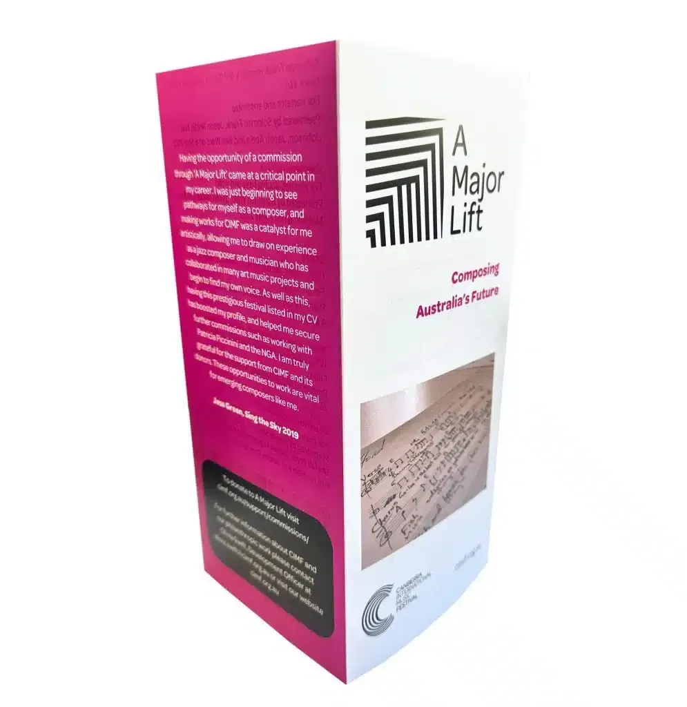 A Pink and White Box That Says a Major Lift — Brindabella Print In Canberra, ACT