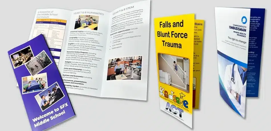 A Group Of Brochures Are Sitting On Top Of Each Other — Brindabella Print In Fyshwick, ACT