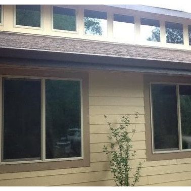 a house with a lot of windows.