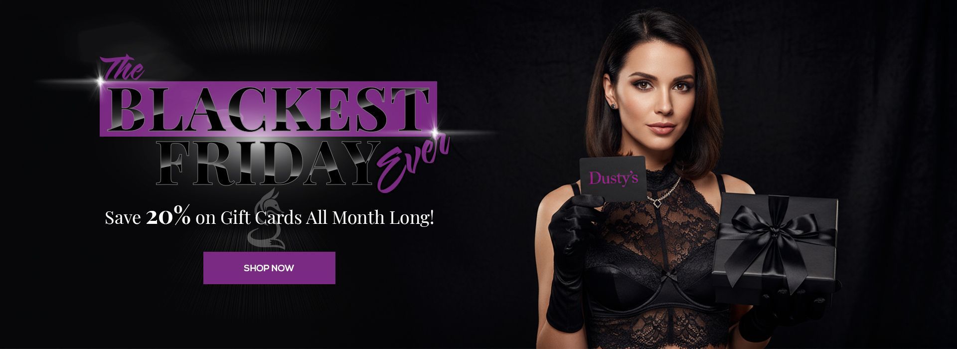 Woman holding gift cards, advertising