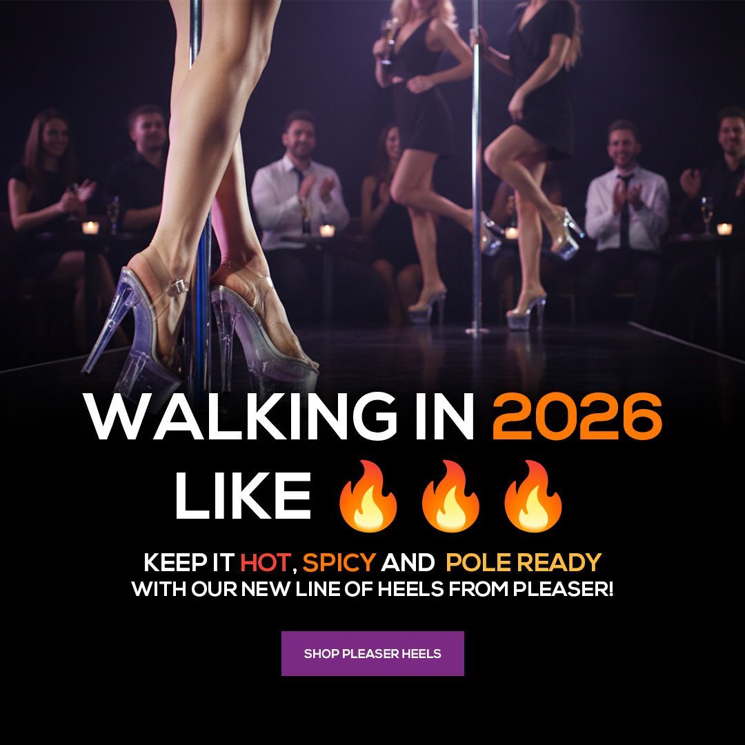 Woman in heels on stage.