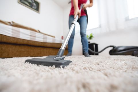 Women Cleaning Carpet — Elk River, MN — A Plus Cleaning Service, Inc.