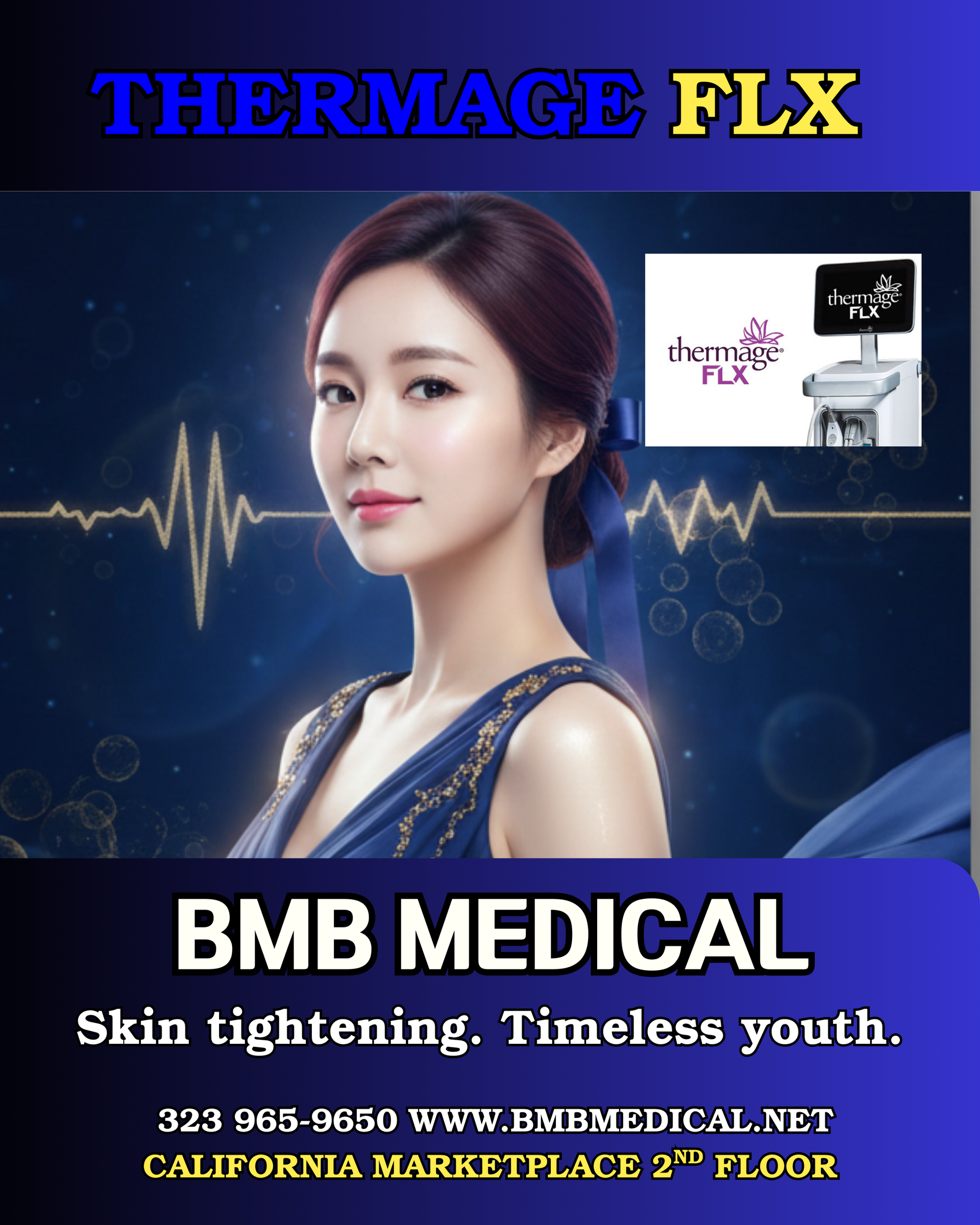 由 拥有 25年 经验的 专家 医学博士 在 BMB Medical LA 进行的 热玛吉 FLX 治疗