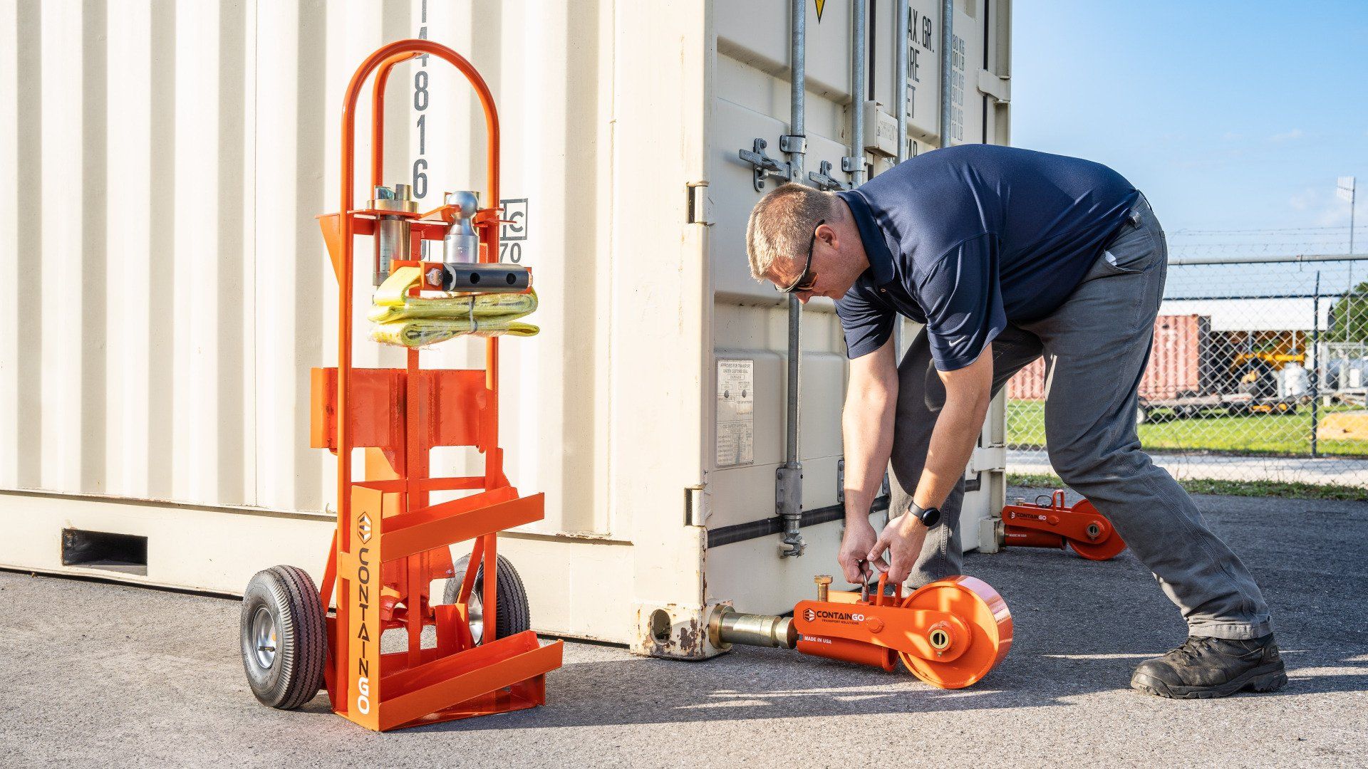 Shipping Containers Wheels ContainGo Container Relocation Kit