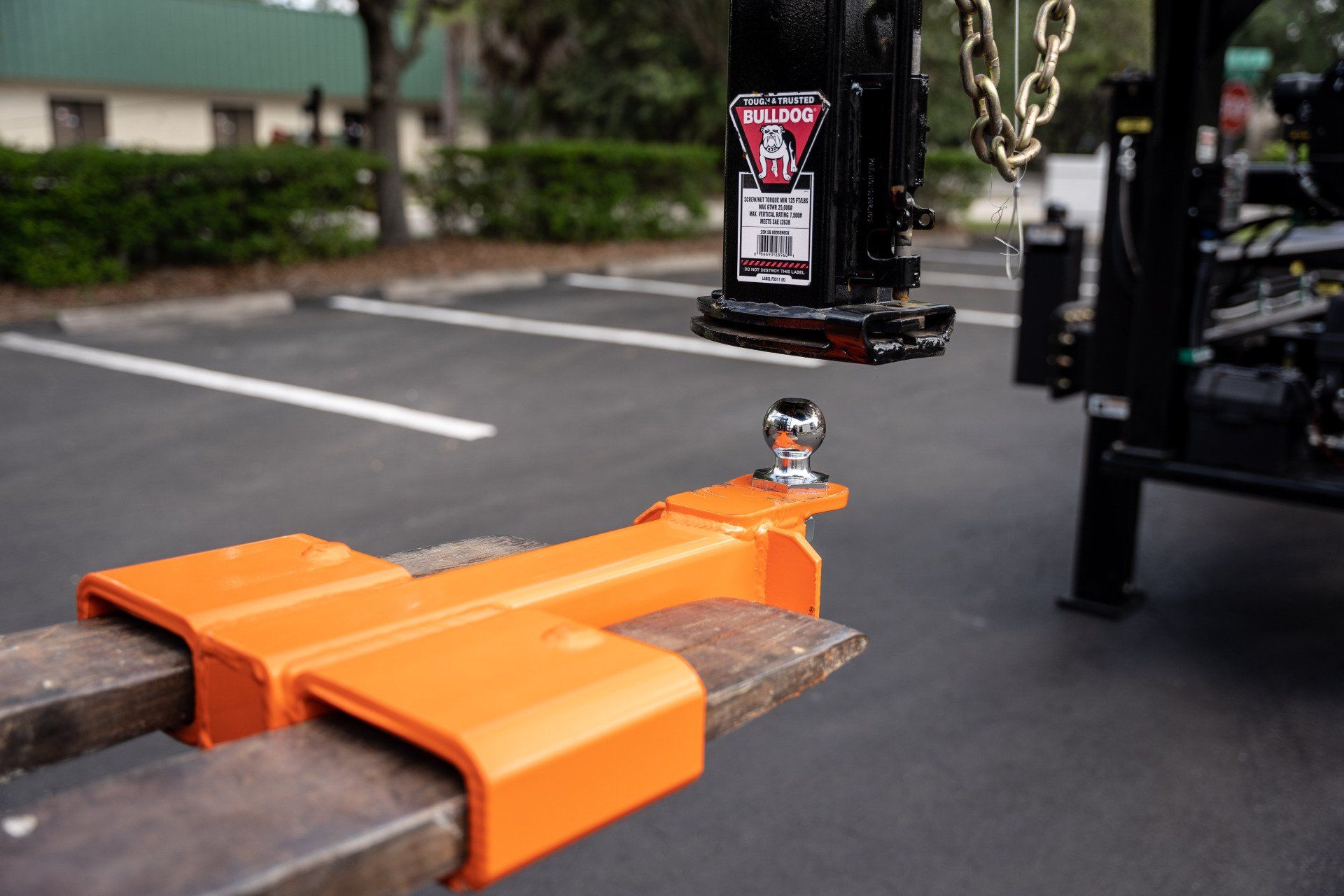 Forklift Trailer Hitch Attachment ContainGo