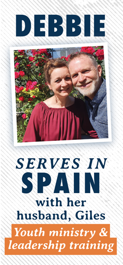 Headshot of Debbie in Spain