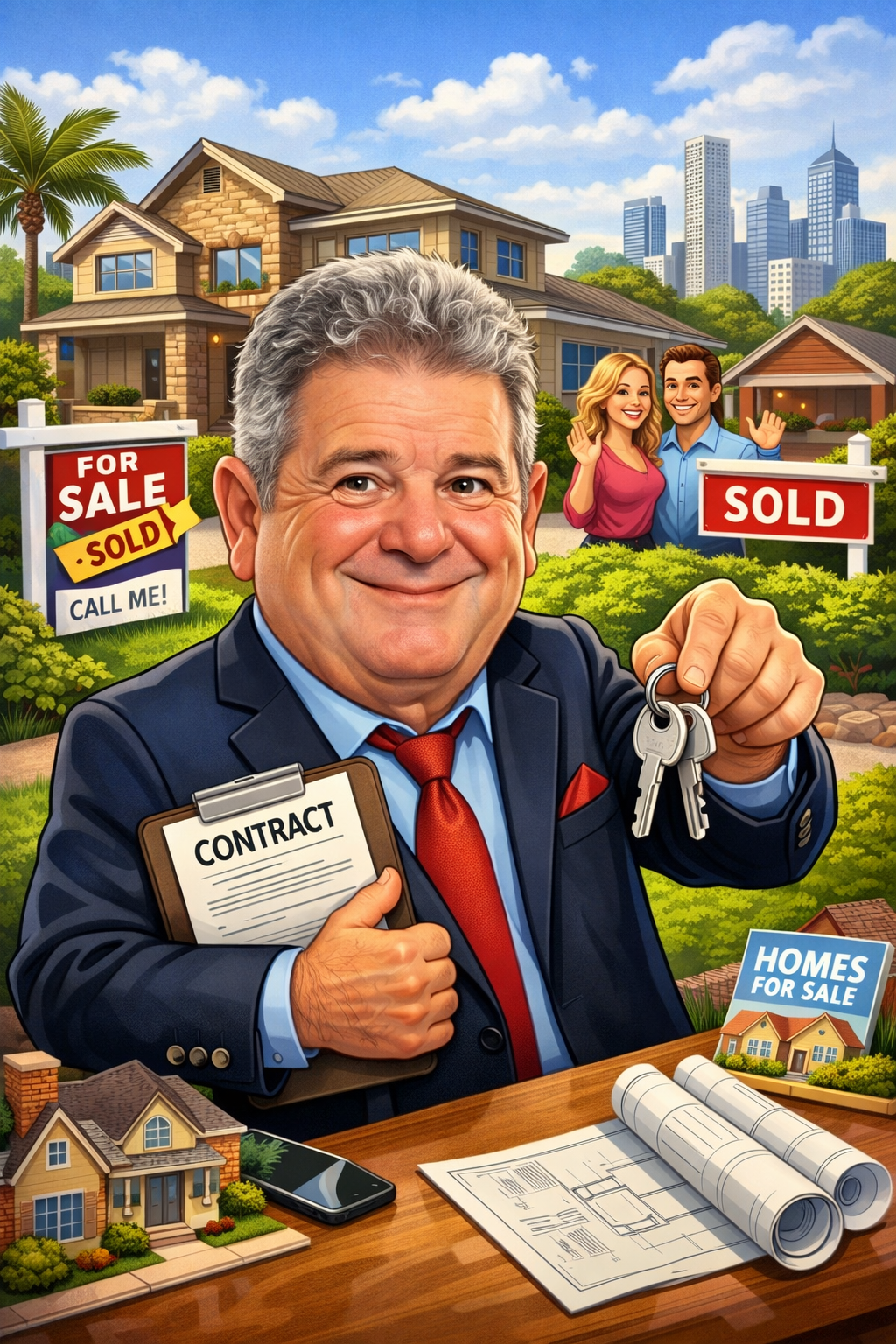 A woman is sitting at a desk with a laptop and a vase of flowers.