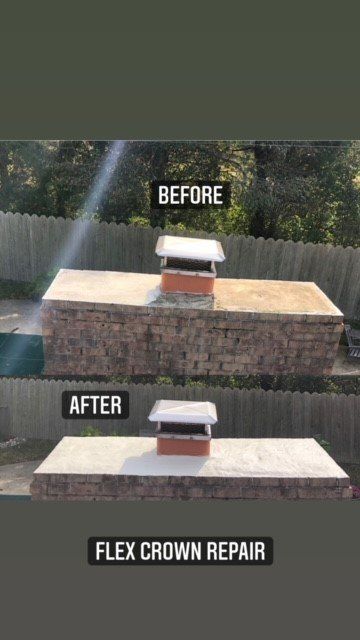 Before and after comparison. The 