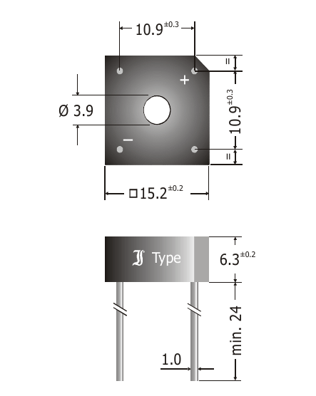 Bruggelijkrichter KBPC604